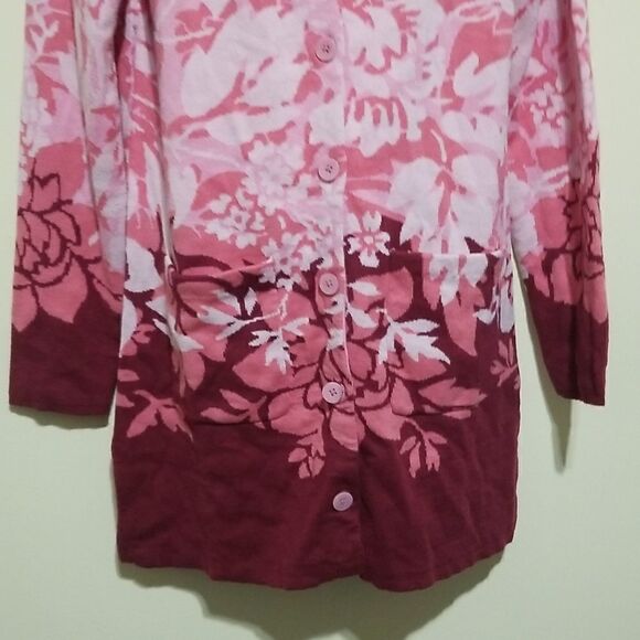 Isaac Mizrahi Pink Sweater Sz Xsmall - Picture 6 of 8